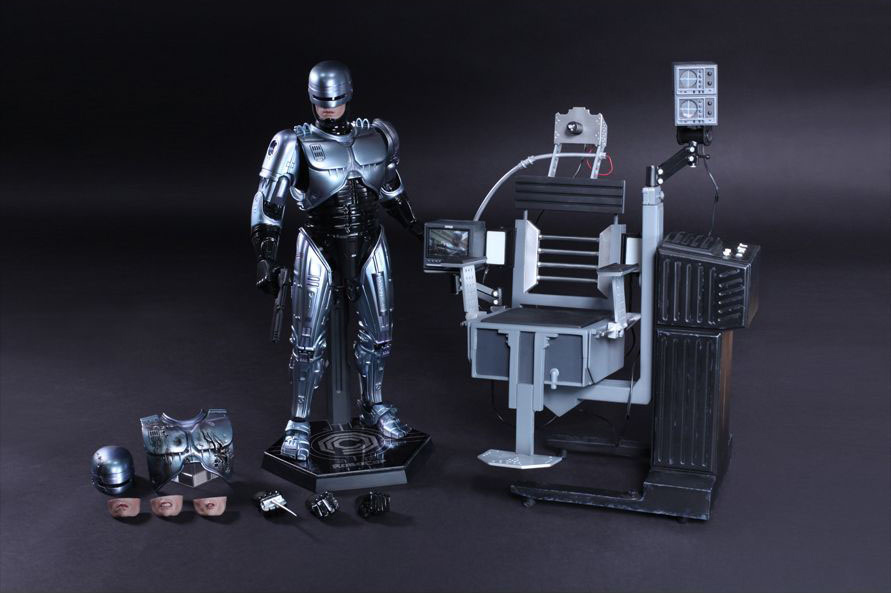 Figure 1//6 LOWER FACES #2 Hot Toys ROBOCOP Mechanical Chair Docking Station