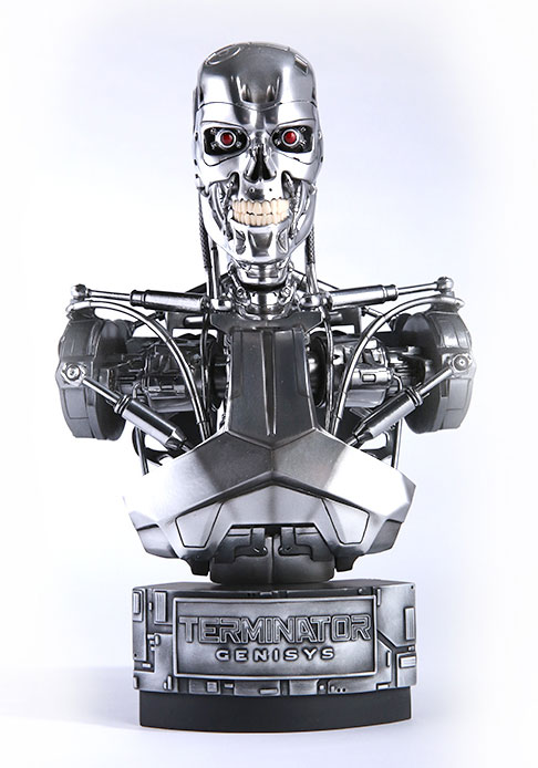 Terminator Genisys 1:2 Scale Endoskeleton Bust - Click Image to Close