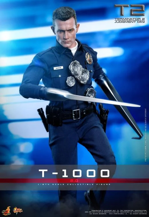 Terminator 2: Judgement Day T-1000 1/6 Scale Figure by Hot Toys Robert Patrick - Click Image to Close