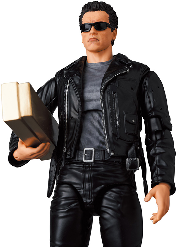 Terminator 2 T-800 MAFEX Figure by Medicom Arnold Schwarzenegger - Click Image to Close