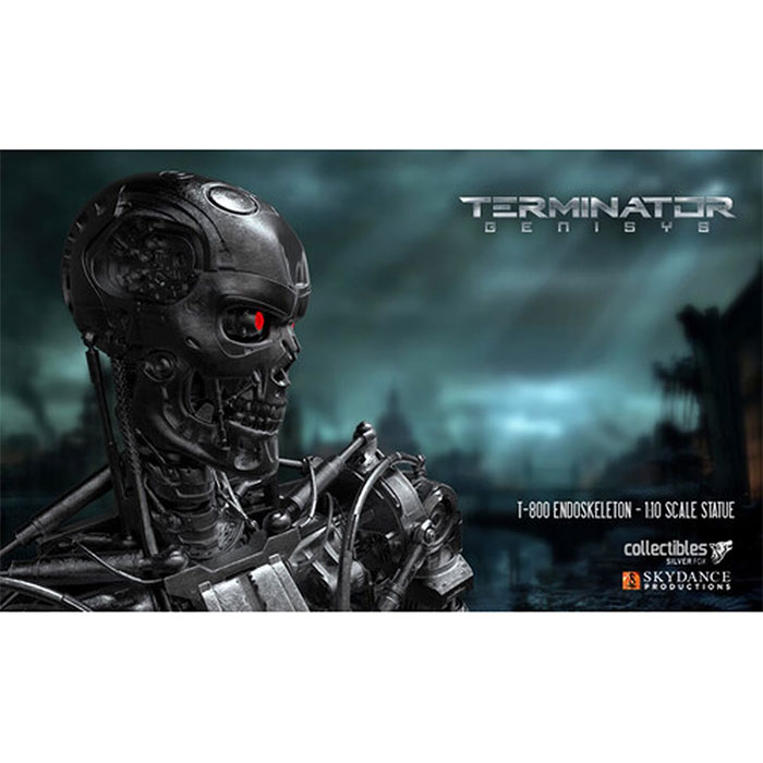 Terminator: Genesis T800 Terminator 1/10 Scale Statue - Click Image to Close