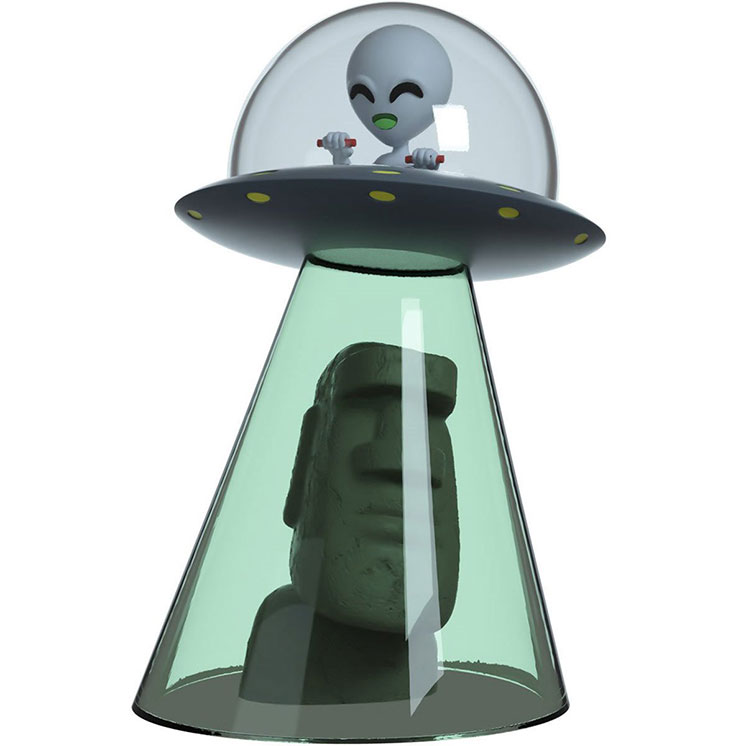 Ancient Aliens Collection UFO Vinyl Figure #1 - Click Image to Close