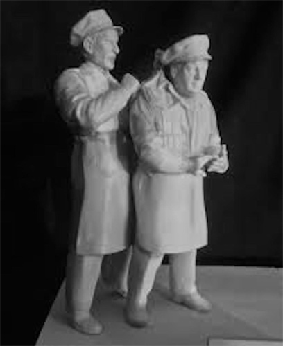 A.C. Meet Frank Aurora Monster Scenes Scale Production Photo 5 Figure Model Kit - Click Image to Close