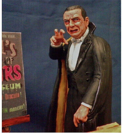 Monster Scenes Scale McDougals Frankenstein Crate Scene Model Kit - Click Image to Close