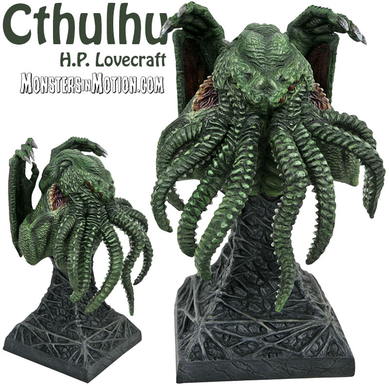 Cthulhu H.P. Lovecraft Legends in 3D 1:2 Scale Bust LIMITED EDITION - Click Image to Close