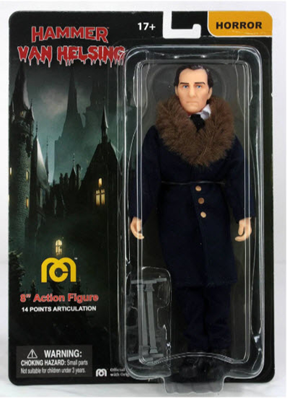 Van Helsing with CANDLESTICKS Hammer Films 8 Inch Mego Figure Peter Cushing - Click Image to Close