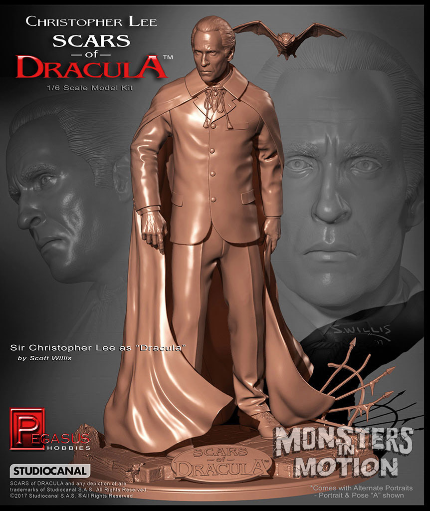 Scars Of Dracula Christopher Lee 1/6 Scale Resin Model Kit LIMITED EDITION - Click Image to Close