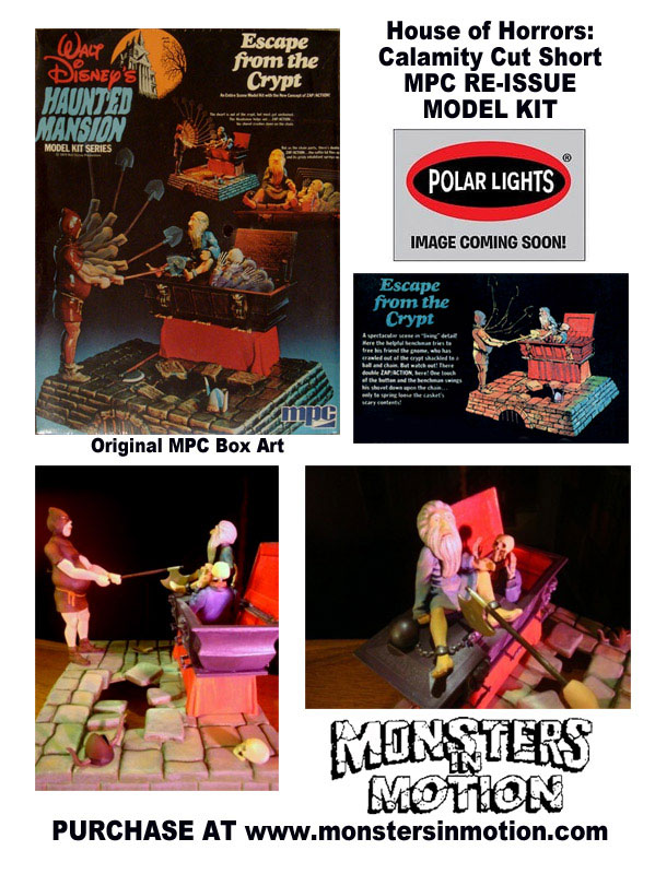 Haunted Manor Escape From The Dungeon MPC Re-Issue Model Kit by Polar Lights - Click Image to Close
