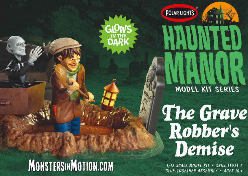 Haunted Manor: The Grave Robber's Demise Model Kit - Click Image to Close