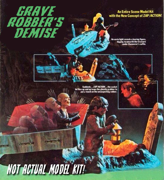 Haunted Manor: The Grave Robber's Demise Model Kit - Click Image to Close