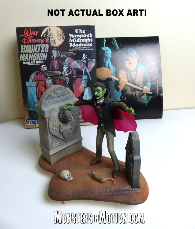 Haunted Manor: Flight of the Vampire Model Kit - Click Image to Close