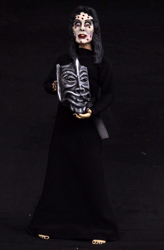 Black Sunday Barbara Steel 8" Retro Style Figure - Click Image to Close