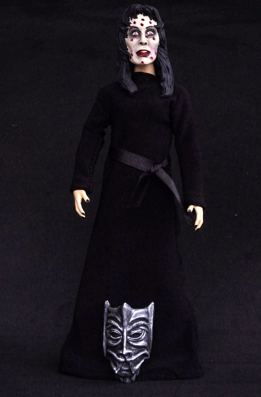Black Sunday Barbara Steel 8" Retro Style Figure - Click Image to Close