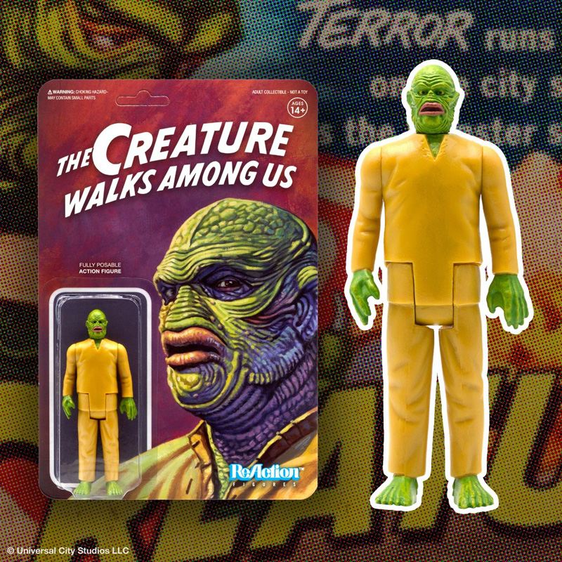 Creature Walks Among Us 3.75" ReAction Action Figure Universal Monsters Wave 3 - Click Image to Close