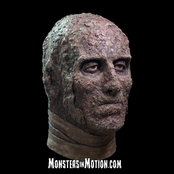 Mummy Hammer Horror Films Latex Pullover Collectors Mask Christopher Lee - Click Image to Close