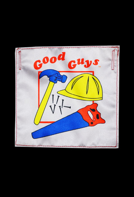 Child's Play Good Guys Construction Bib Prop Replica - Click Image to Close