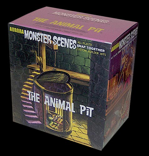 Monster Scenes The Animal Pit Plastic Model Kit Aurora Reissue - Click Image to Close