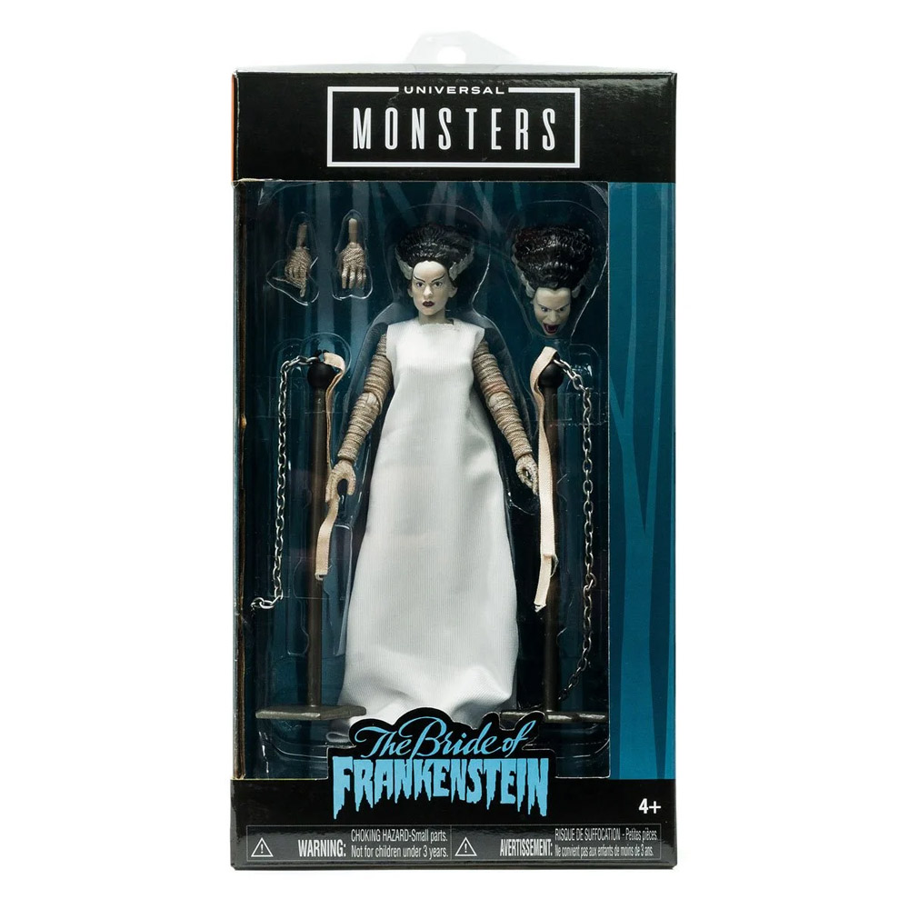Bride of Frankenstein 6-Inch Scale Action Figure Universal Monsters Elsa Lanchester - Click Image to Close