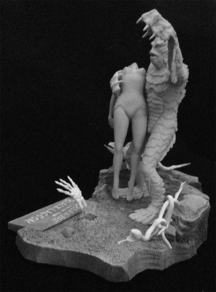 Aurora Monster Scenes Scale Creature Cave Scene #2 Model Kit - Click Image to Close