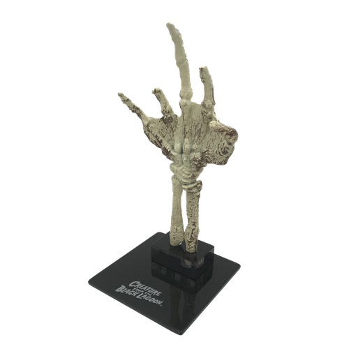 Fossilized Creature Hand Scaled METAL Prop Replica - Click Image to Close