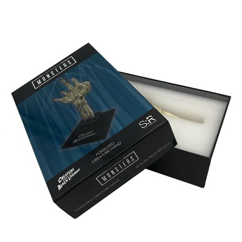 Fossilized Creature Hand Scaled METAL Prop Replica - Click Image to Close