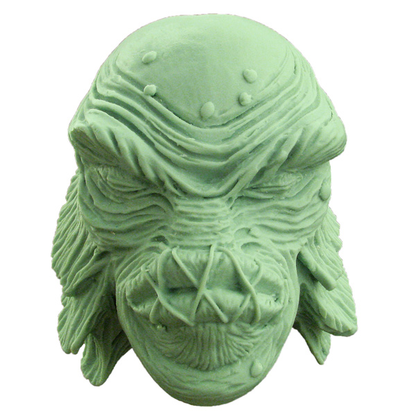 Creature from the Black Lagoon Shrunken Head Large Shifter Knob Model Kit - Click Image to Close