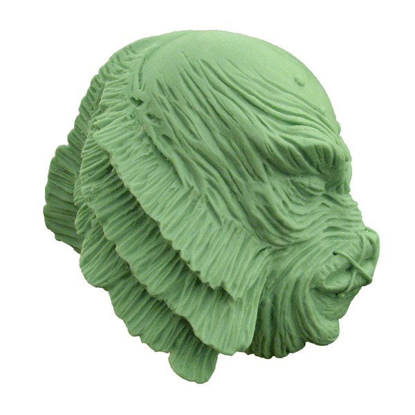 Creature from the Black Lagoon Shrunken Head Large Shifter Knob Model Kit - Click Image to Close