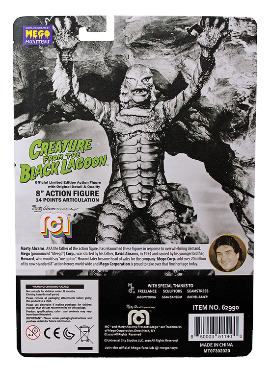 Creature from the Black Lagoon 8 inch Mego Figure - Click Image to Close