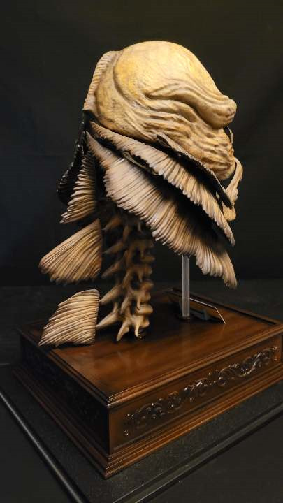 Creature Artifact Skull 1/2 Scale Devonian Museum Display Model Kit - Click Image to Close