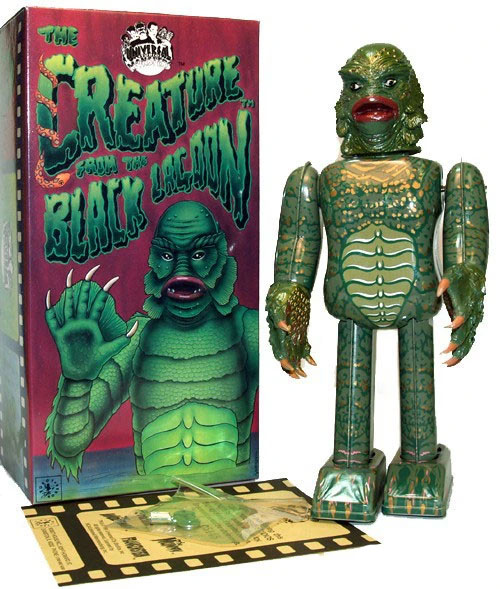 Creature From The Black Lagoon Tin Toy Windup - Click Image to Close