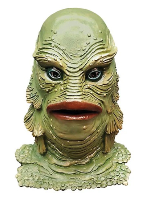 Creature From The Black Lagoon Deluxe Latex Collector's Mask Universal Studios Monsters - Click Image to Close