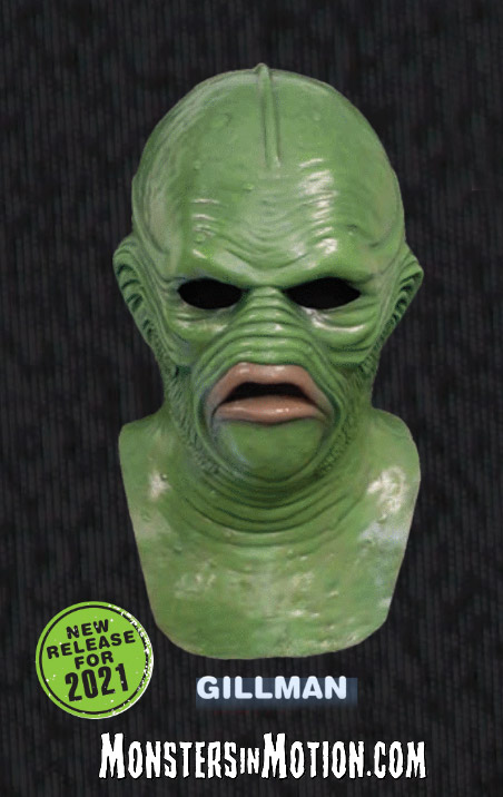 Creature Walks Among Us Gillman Latex Collector's Mask Creature From the Black Lagoon - Click Image to Close