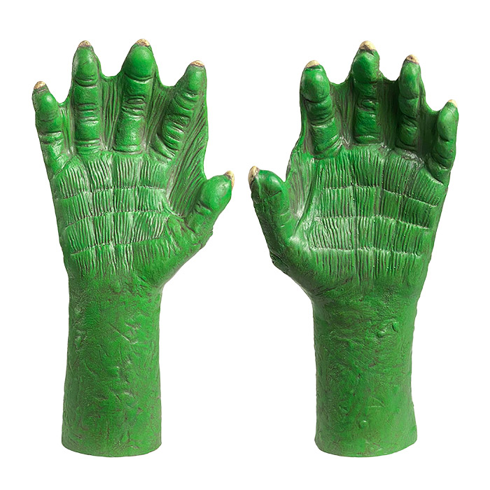 Creature From the Black Lagoon Gillman Hands Latex Costume Set - Click Image to Close
