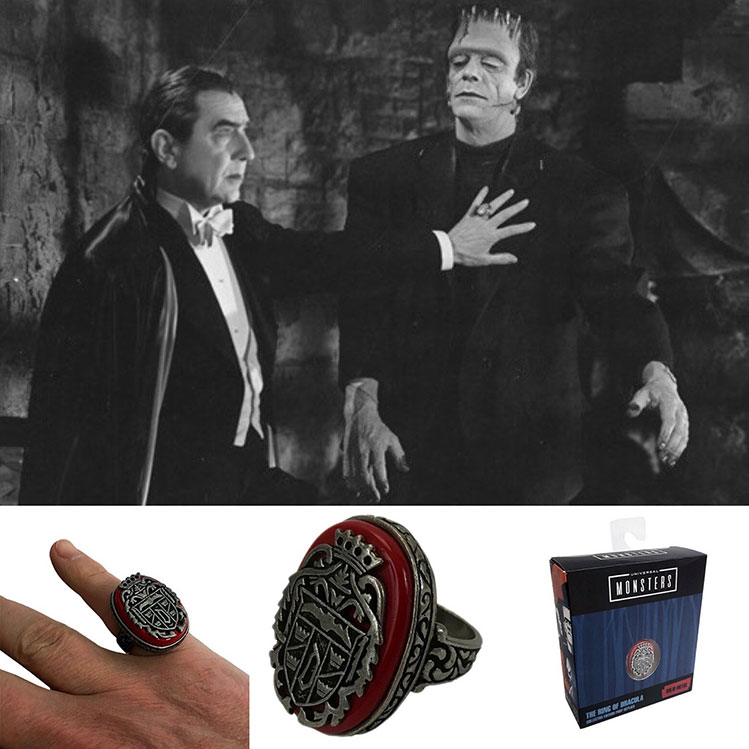 Dracula Ring Collector Edition Metal Prop Replica - Click Image to Close