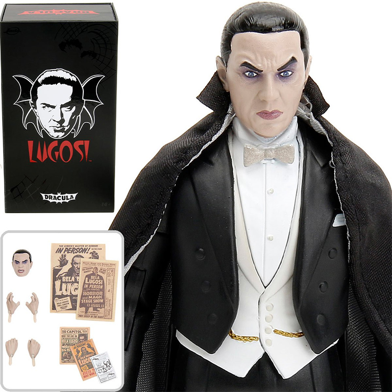 Dracula Bela Lugosi 6-Inch Scale Deluxe Action Figure Universal Monsters - Click Image to Close