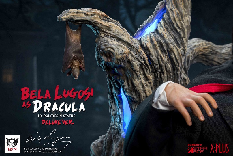 Dracula Bela Lugosi 1/4 Superb Scale Statue Deluxe Version with Lights by Star Ace - Click Image to Close