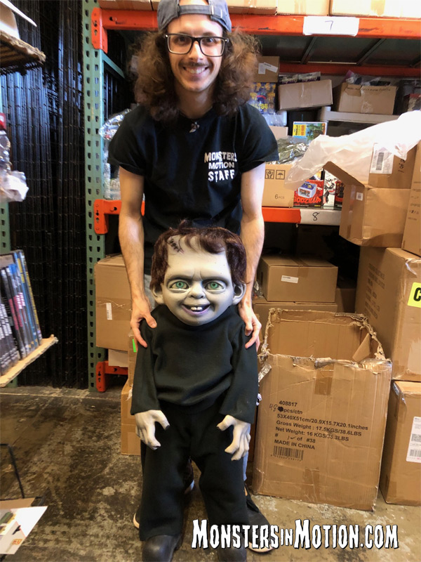Frankenstein Frankie Monster Chucky Kid Life-Size Prop - Click Image to Close