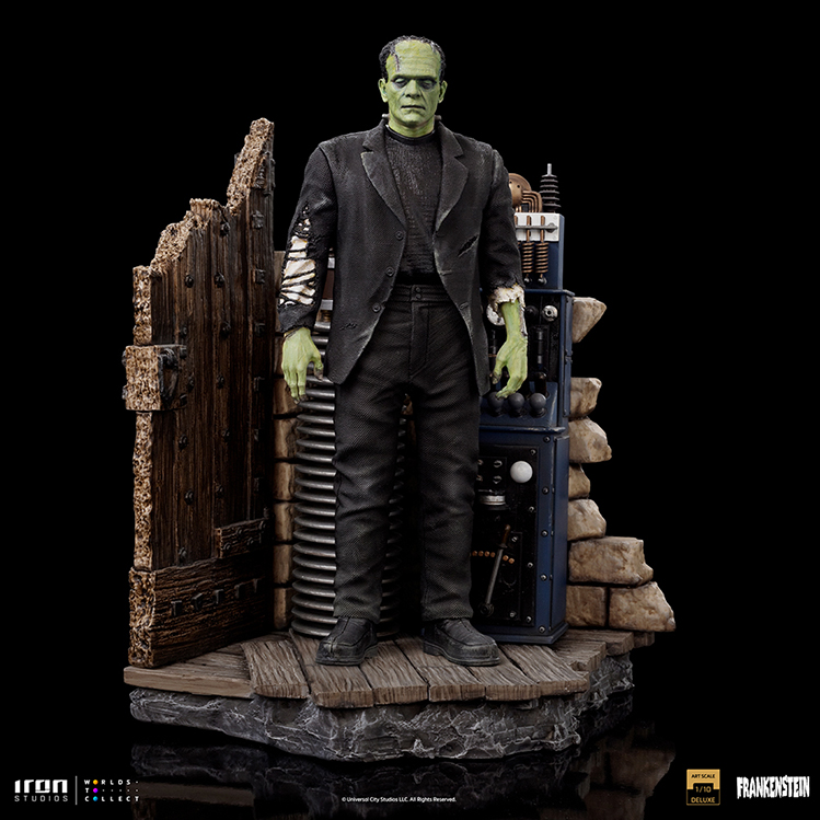 Frankenstein Monster Deluxe 1:10 Statue Iron Studios - Click Image to Close