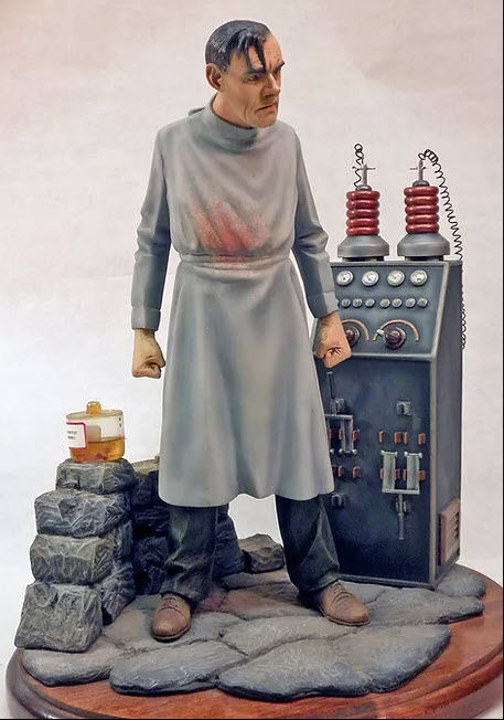Crazy Am I 1 6 Scale Diorama Resin Model Kit Frankenstein Crazy Am