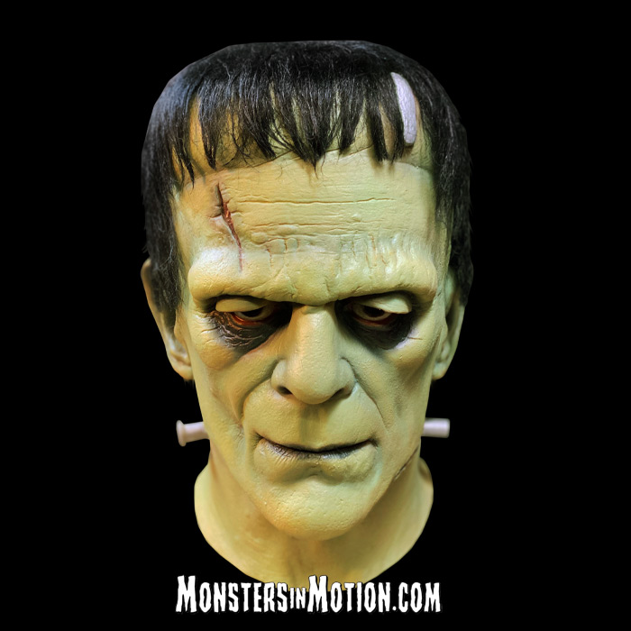 Frankenstein Boris Karloff Deluxe Latex Collector's Mask Universal Studios Monsters - Click Image to Close