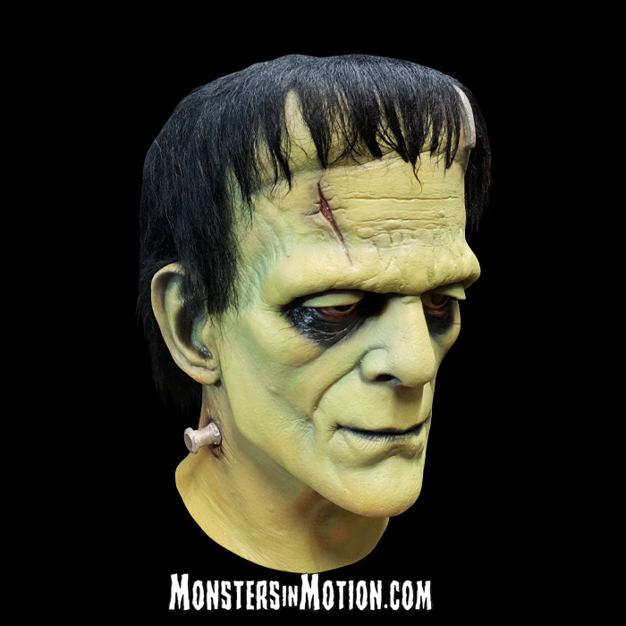 Frankenstein Boris Karloff Deluxe Latex Collector's Mask Universal Studios Monsters OOP - Click Image to Close