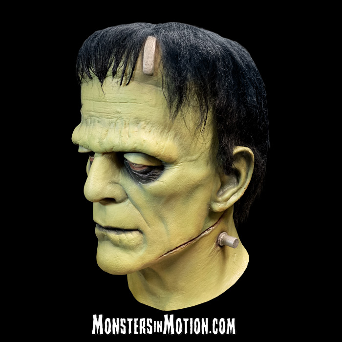 Frankenstein Boris Karloff Deluxe Latex Collector's Mask Universal Studios Monsters - Click Image to Close