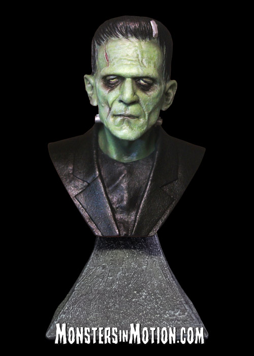 Frankenstein Mini Bust Boris Karloff - Click Image to Close