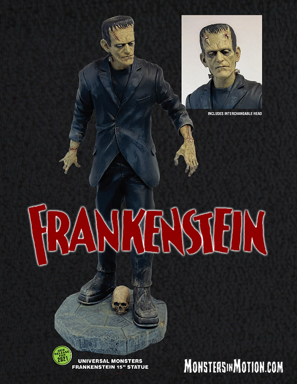 Frankenstein Boris Karloff 15" 1/6 Scale Statue Universal Studios Monsters by Trick or Treat - Click Image to Close