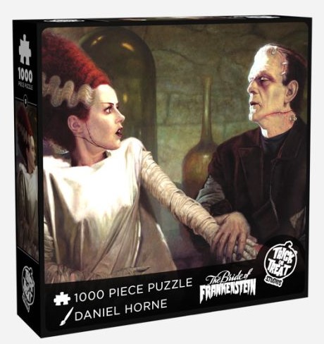 Frankenstein And Bride Jigsaw Puzzle - Click Image to Close