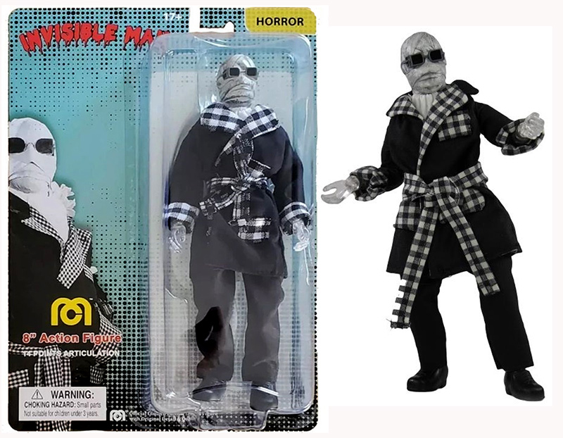 Invisible Man 8 Inch Mego Figure Universal Monsters - Click Image to Close