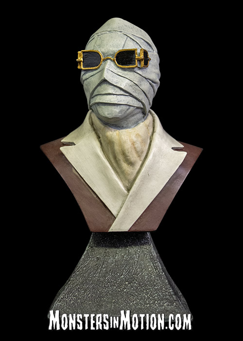 Invisible Man Mini Bust Claude Rains - Click Image to Close