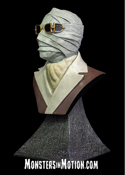Invisible Man Mini Bust Claude Rains - Click Image to Close