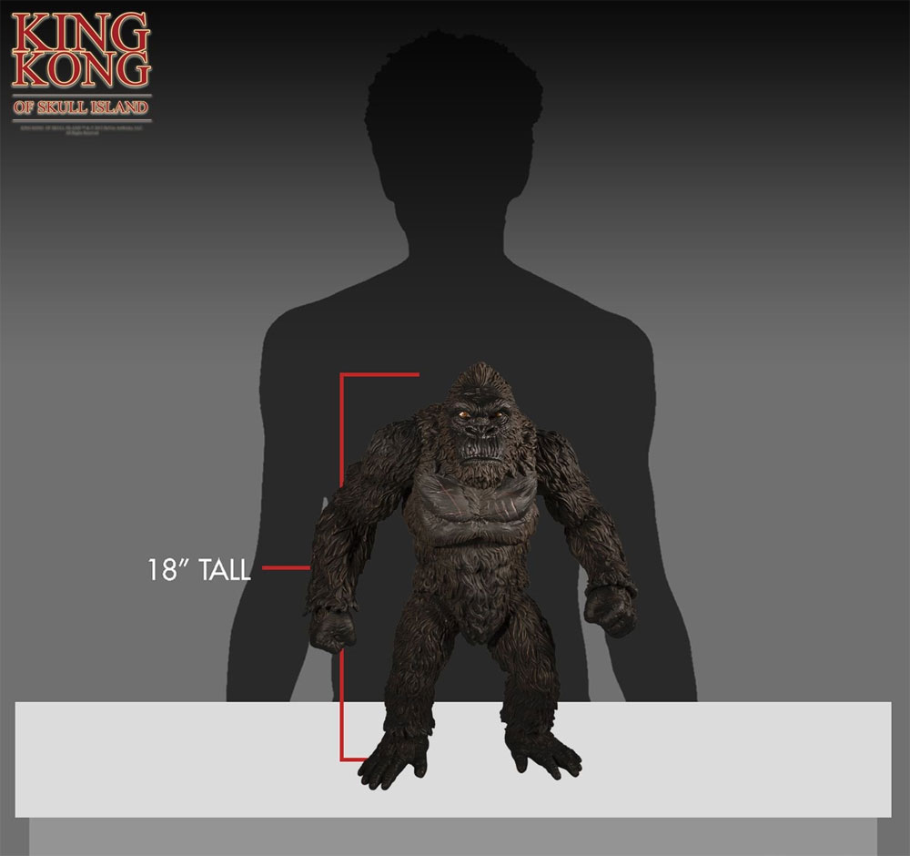 King Kong Skull Island 18" Tall Figure by Mezco - Click Image to Close