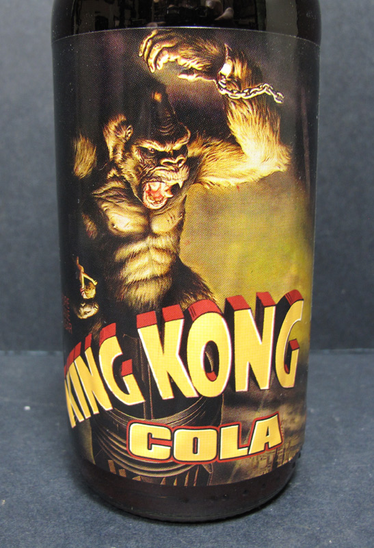 King Kong Cola Rare Soda Bottle (Full) - Click Image to Close